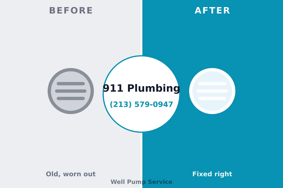 Before and after: plumbing repair Bristol, IN